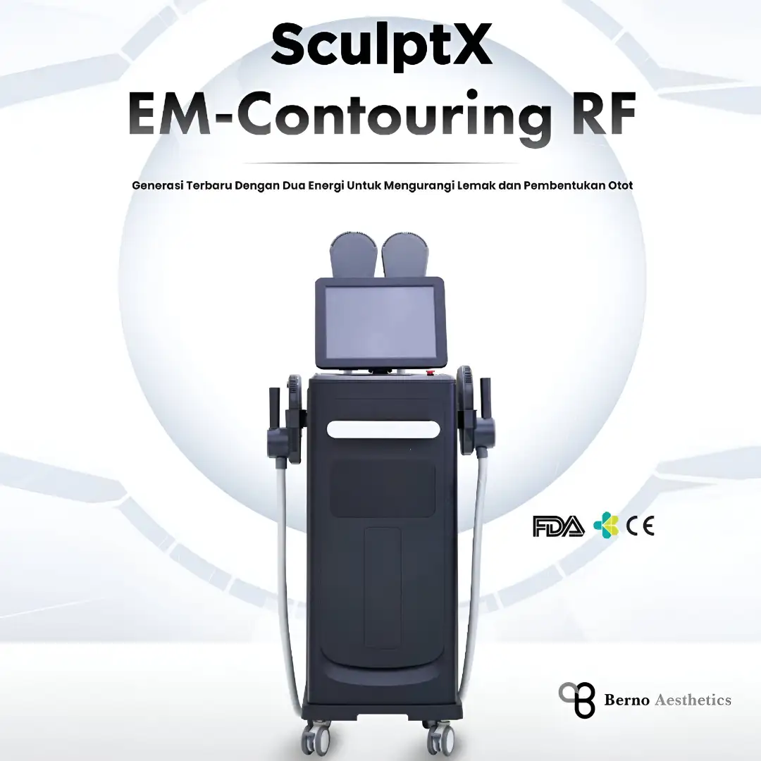 Mesin Revolusi Body Sculpting RF + HIFEM dalam Satu Alat!