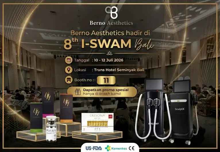 Sukses Digelar! Berno Aesthetics Hadirkan Inovasi Premium di 8th I-SWAM Bali 2026