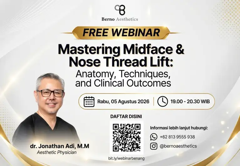 Mastering Midface dan Nose Thread Lift, Rahasia Anatomi, Teknik, dan Hasil Natural