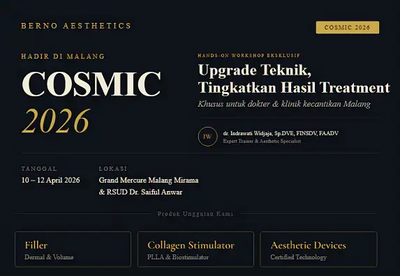 Malang, Its Time to Level Up, Berno Aesthetics Hadir di COSMIC 2026