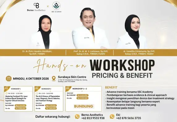 Tingkatkan Kompetensi Klinis Dokter Melalui Hands-On Workshop Laser Dermatologi Terdepan