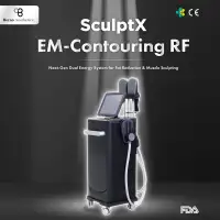 SculptX Mesin Dual-Energy RF + HIFEM untuk Lemak dan Otot