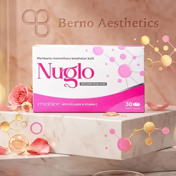Nuglo Suplemen Antioksidan Pencerah Kulit Glowing Alami